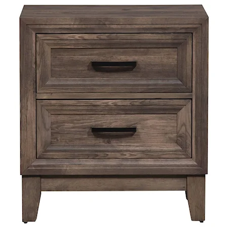 Casual Nightstand with Felt-Lined Drawer